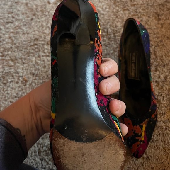 Vintage Stuart Weitzman heels with sparkle! Size‎ 7.5 - Picture 7 of 8